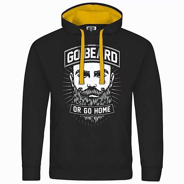 deinshirt Kapuzenpullover Herren Kapuzenpullover Go beard or go home Mit Pr günstig online kaufen