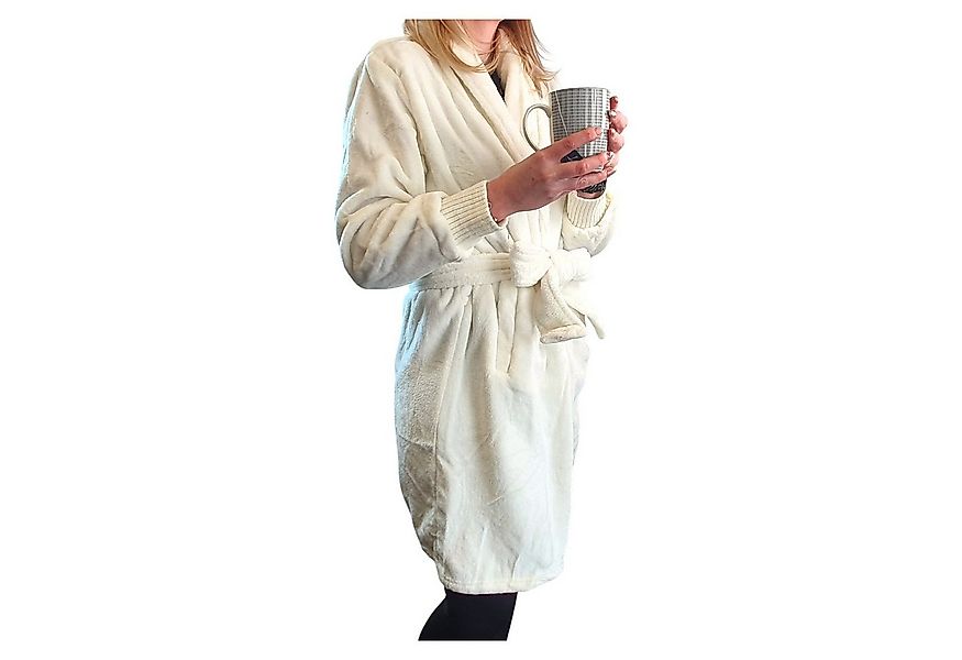 VewoTex Bademantel Damen Premium Eden, 96cm, Polyester, » kurzer Saunamante günstig online kaufen