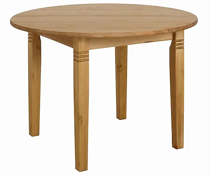 OTTO home Esstisch "Danuta" aus massiver Kiefer, runde Ausführung günstig online kaufen