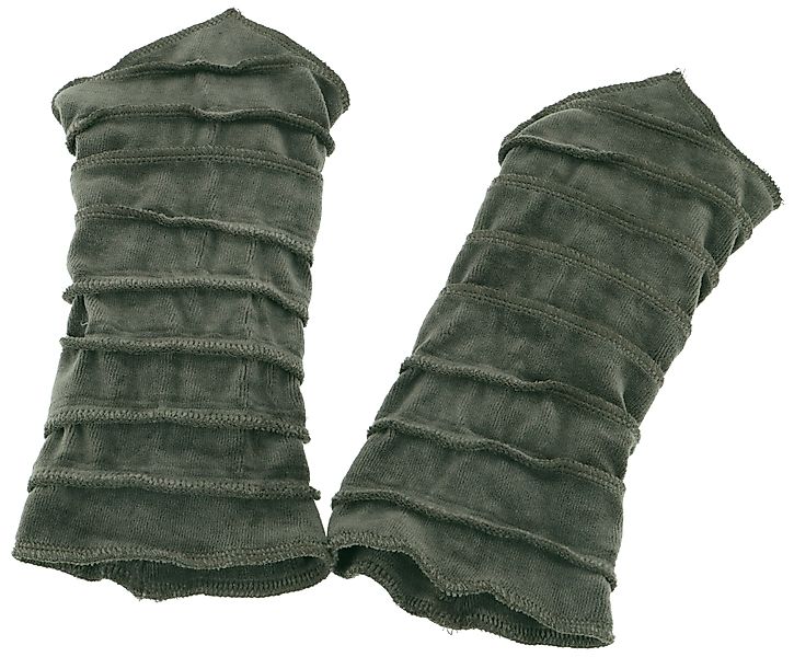 Guru-Shop Strickhandschuhe Handstulpen Armstulpen aus Samtstoff,.. günstig online kaufen