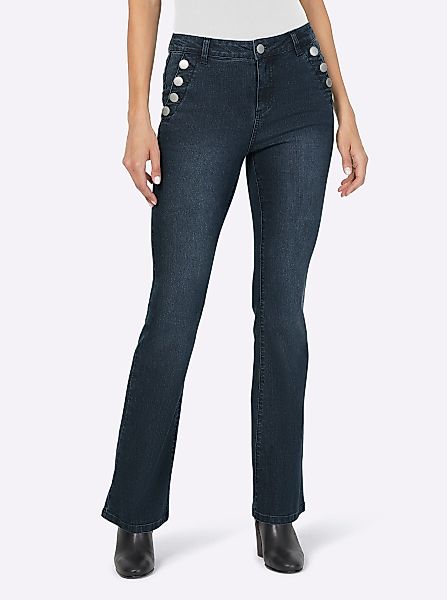 heine Bequeme Jeans Bootcut-Jeans günstig online kaufen