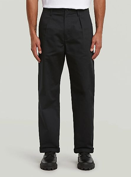 G-STAR Chinohose "Pleated Chino Relaxed Straight" günstig online kaufen