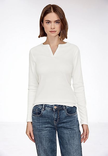 STREET ONE STUDIO Rundhalsshirt im soften Baumwoll-Mix günstig online kaufen