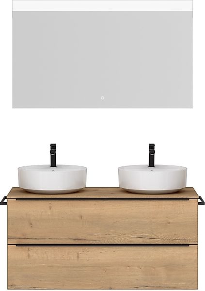 nobilia® Badmöbel-Set »Alvene«, (2 St., vormontiert, mit Soft-Close), inkl. günstig online kaufen
