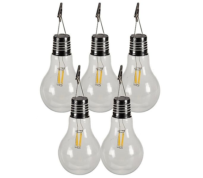 Dehner LED Solarleuchte Dehner Solar-Glühbirne 5er günstig online kaufen