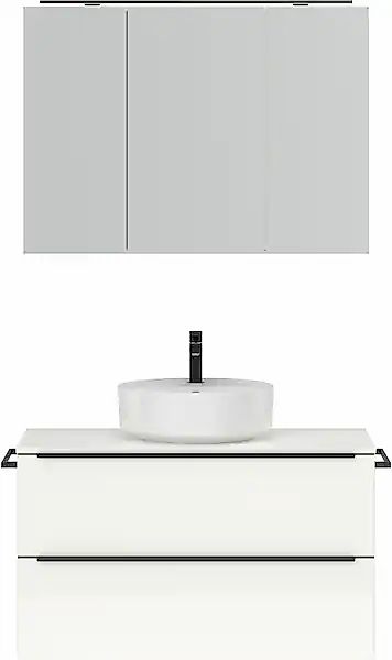 nobilia® Badmöbel-Set »Alvene« vormontiert, mit Soft-Close, 2 Stk. tlg. günstig online kaufen