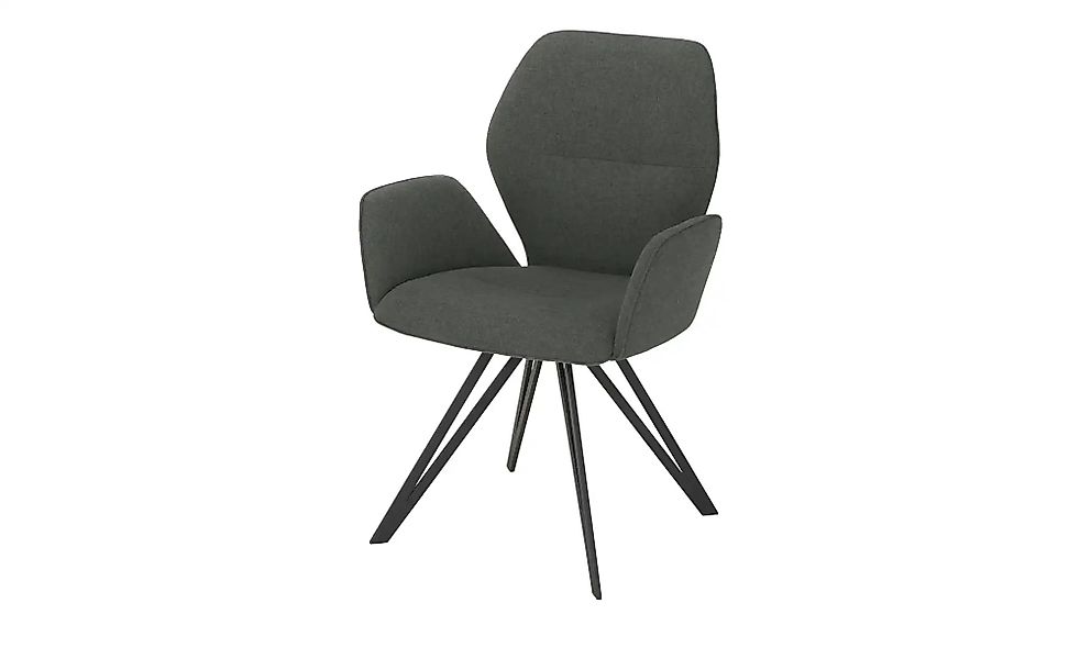 Armlehnstuhl  Merlot ¦ schwarz ¦ Maße (cm): B: 62 H: 90 T: 60.0 Stühle > Es günstig online kaufen