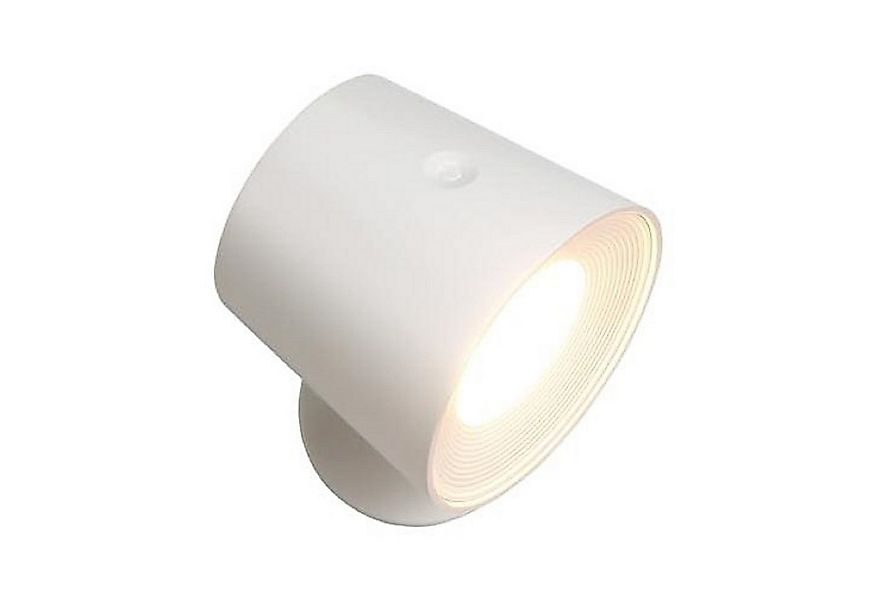 ZMH LED Wandleuchte 360° Drehbar Wandlampe 3 Helligkeitsstufen Weiß für Woh günstig online kaufen