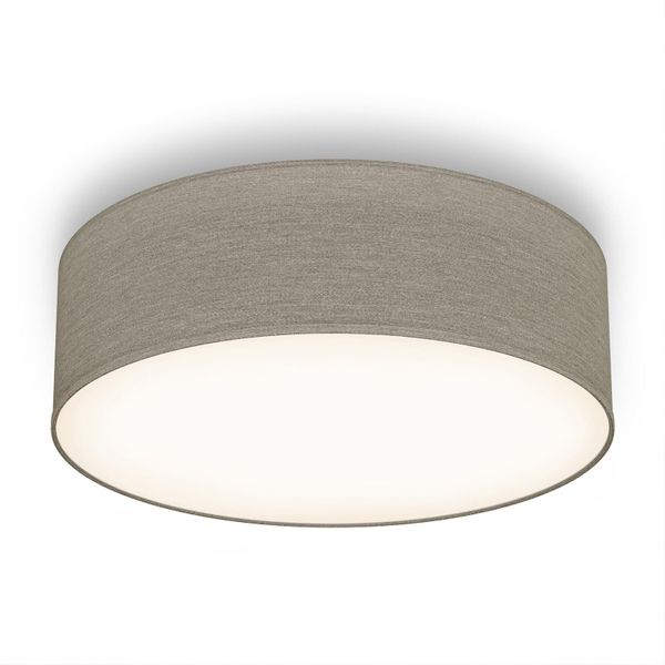B.K.Licht LED Deckenleuchte Deckenleuchte Stoff-Deckenlampe Ø30cm günstig online kaufen