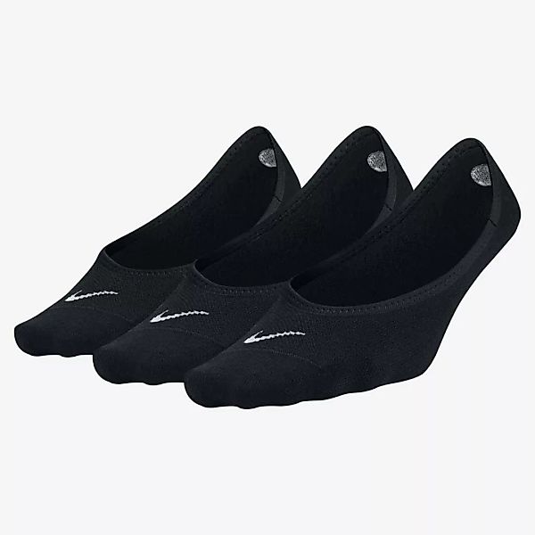 Nike Everyday Lightweight Footie Socken 3 Paare EU 34-38 Black / White günstig online kaufen