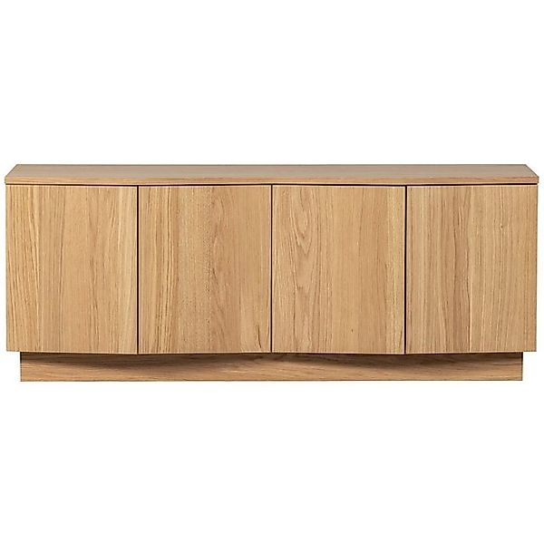 WOOOD TV-Schrank Retro TV-Board Sideboard Zuma 133 cm Eichenfurnier günstig online kaufen