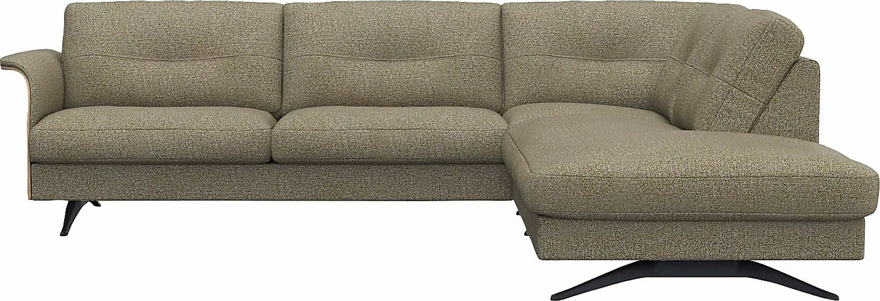 FLEXLUX Ecksofa "Glow, super bequem durch hochwertigem Sitzaufbau mit Feder günstig online kaufen