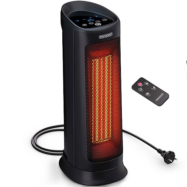 monzana Heizlüfter, 2000 W, Keramik Heizlüfter 2000W 4 Betriebsmodi 15-40°C günstig online kaufen