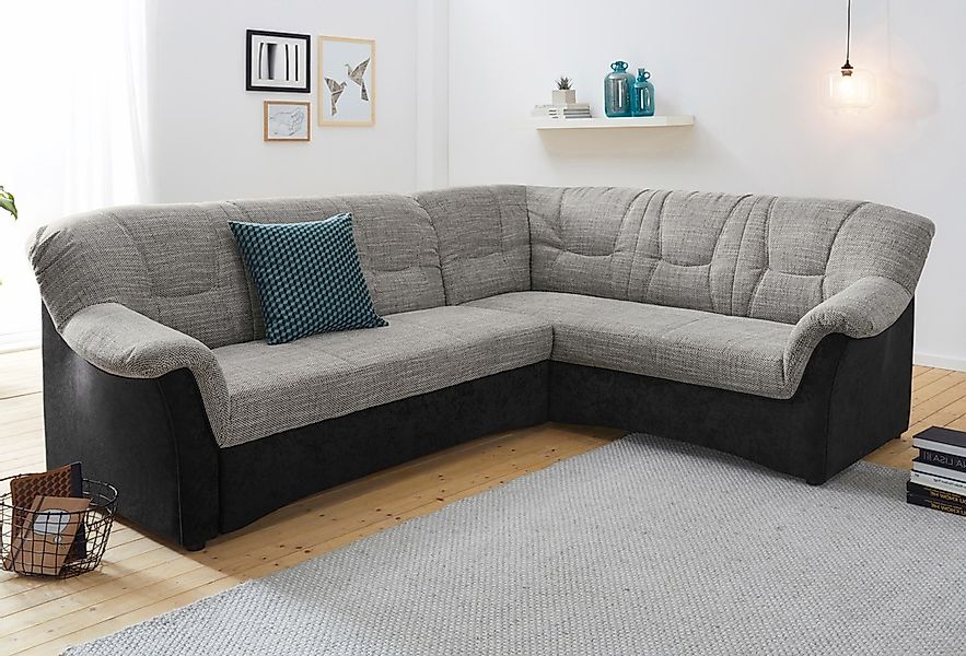 DOMO collection Ecksofa "Sarafina zeitlos und komfortabel, optional mit Fed günstig online kaufen
