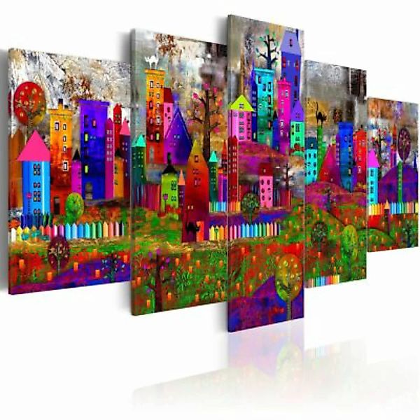 artgeist Wandbild The City of Expression mehrfarbig Gr. 200 x 100 günstig online kaufen
