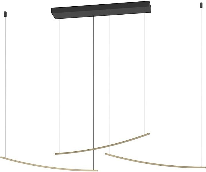 EGLO Hängeleuchte »VILLEGGI Pendellampe - Alu, Stahl - LED - 22W - IP20« LE günstig online kaufen