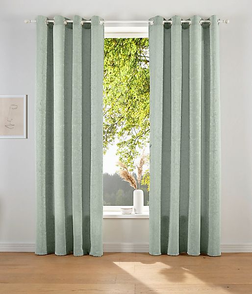 LeGer Home by Lena Gercke Vorhang "LESKA" Ösen 1 Stk. tlg. blickdicht, glat günstig online kaufen