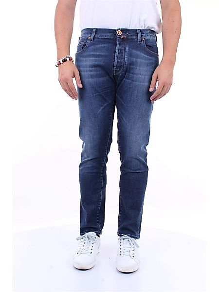 JACOB COHEN regelmäßig Herren Blue Jeans Baumwolle, Elastomultiester, Elast günstig online kaufen