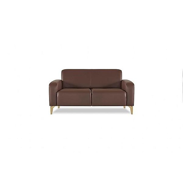 JVmoebel 2-Sitzer Sofa 2-Sitzer Braun Einfarbig Modern Design Arbeitszimmer günstig online kaufen