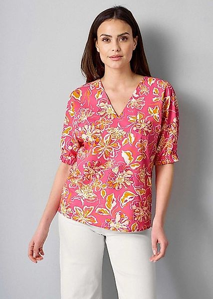 Alba Moda Schlupfbluse Bluse mit Gummizug am Ärmel günstig online kaufen