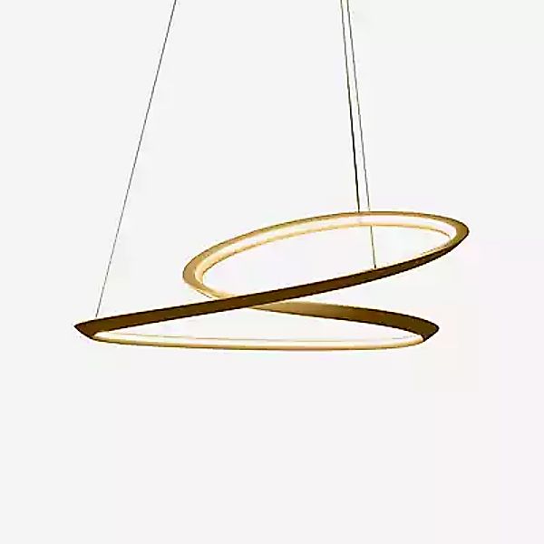 Nemo Kepler Pendelleuchte LED, gold - 84 cm - uplight günstig online kaufen