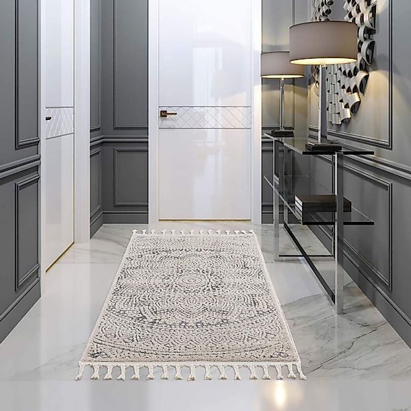 Carpet City Teppich "Art 1652" rechteckig 7 mm Höhe Kurzflor, Ornamenten-Mu günstig online kaufen