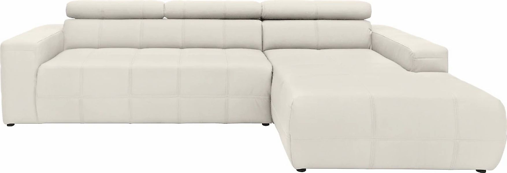 DOMO collection Ecksofa "Brandon B/T/H: 289/177/80 cm, whlw. mit Sitztiefen günstig online kaufen