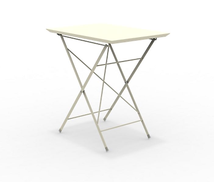 STEP - Faltbarer Gartentisch 70x50 cm ivory günstig online kaufen