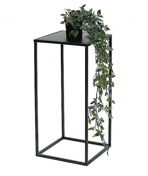 DanDiBo Blumenhocker Metall Schwarz Eckig 60-50 cm Blumenhocker günstig online kaufen