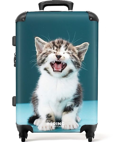NoBoringSuitcases.com© Hartschalen-Trolley Kätzchen - Katze - günstig online kaufen