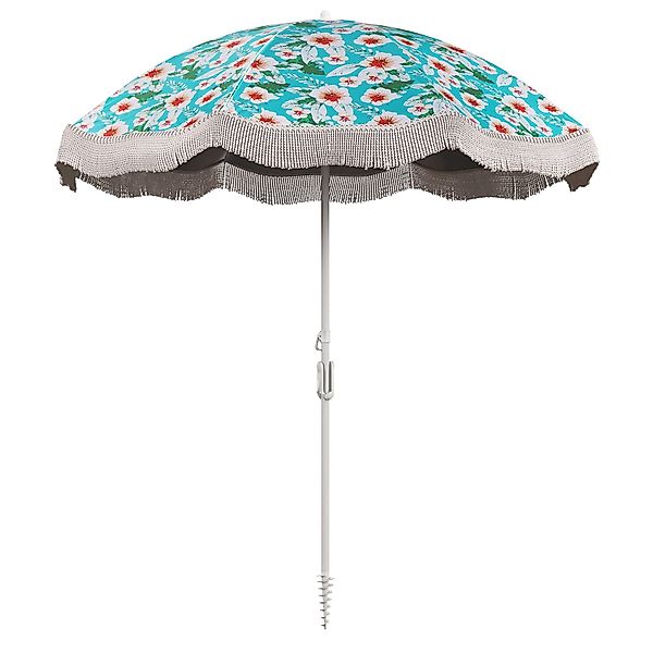 KOMFOTTEU Sonnenschirm, Strandschirm mit Fransen, 200 günstig online kaufen