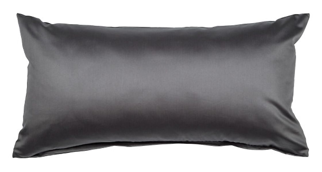 Janine Janine Mako-Satin Bettwäsche Colors 31001 titan Größe:  40x80 cm günstig online kaufen