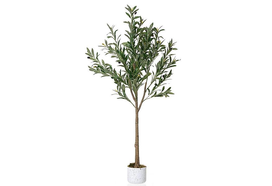 Kunstbaum Künstlicher Olivenbaum im Topf 60cm/120cm/135cm große Olivenbaum, günstig online kaufen