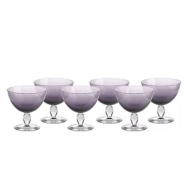 Eiscremeglas Mezzo 6er-Set Colori Vero 12cm lila günstig online kaufen