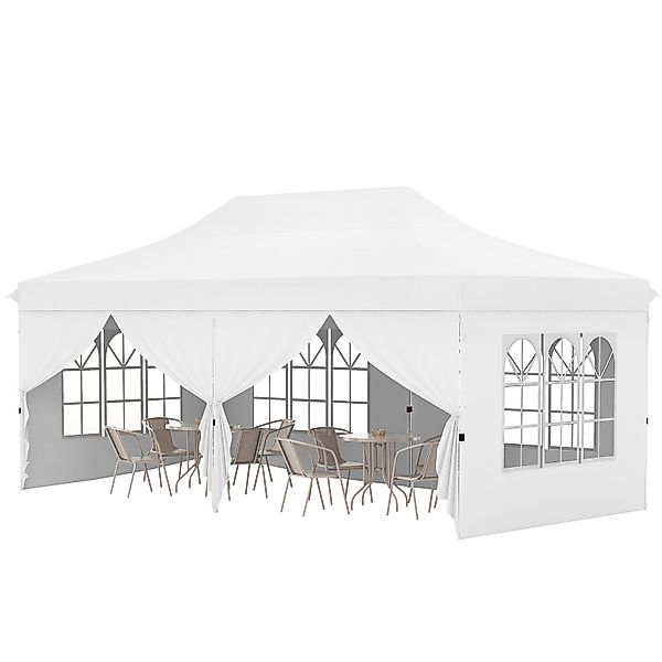 COSTWAY Pavillon 3 x 6m Faltpavillon, günstig online kaufen
