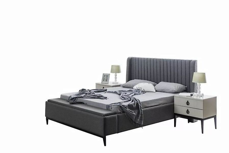JVmoebel Bett, Bett Design Doppelbett Betten Polster Schlafzimmer Möbel Hot günstig online kaufen