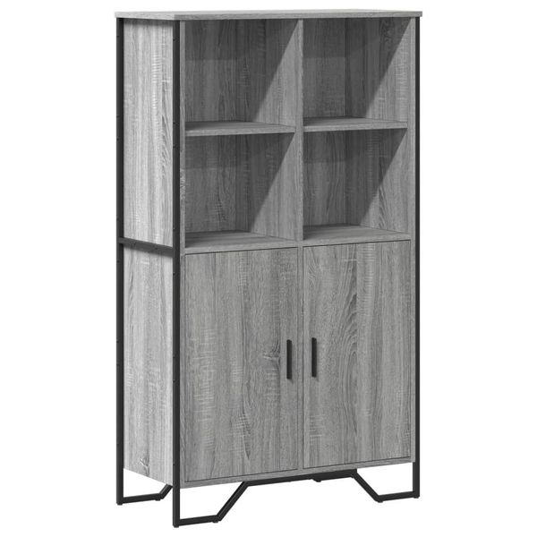 vidaXL Highboard Highboard Grau Sonoma 79,5x35,5x137,5 günstig online kaufen
