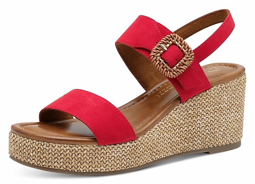 MARCO TOZZI Keilsandalette, Sommerschuh, Riemchensandale mit Feel Me-Aussta günstig online kaufen