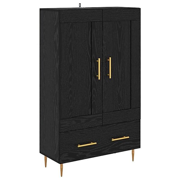 vidaXL Highboard Schwarz Eichen-Optik 69,5 x 31 x 115 cm Holzwerkstoff 8825 günstig online kaufen