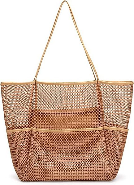 XDeer XL-Strandtasche Strandtasche Groß, Faltbare Mesh günstig online kaufen