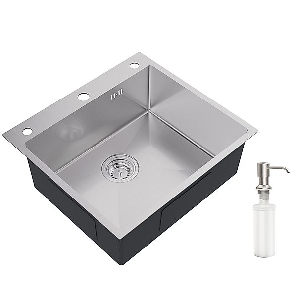 Auralum Max Küchenspüle Edelstahl Einbauspüle 54*49cm günstig online kaufen