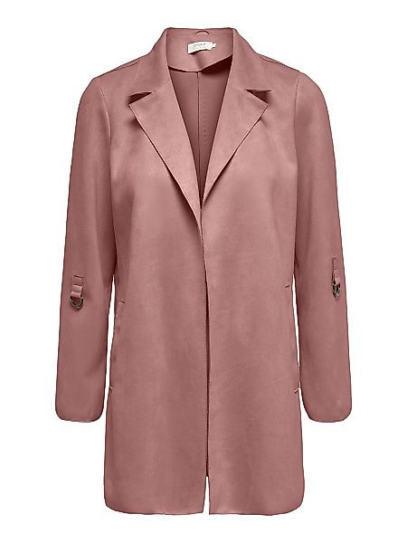 ONLY Wildlederimitat Mantel Damen Pink günstig online kaufen