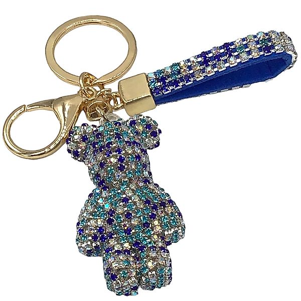 Steinfixx® Schlüsselanhänger Edler Strass Teddybär Cartoon günstig online kaufen