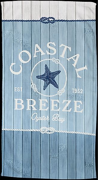 good morning Strandtuch Breeze, Velours (Packung, günstig online kaufen