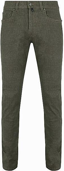 Pierre Cardin Trousers Lyon Tapered Olivgrün - Größe W 36 - L 30 günstig online kaufen