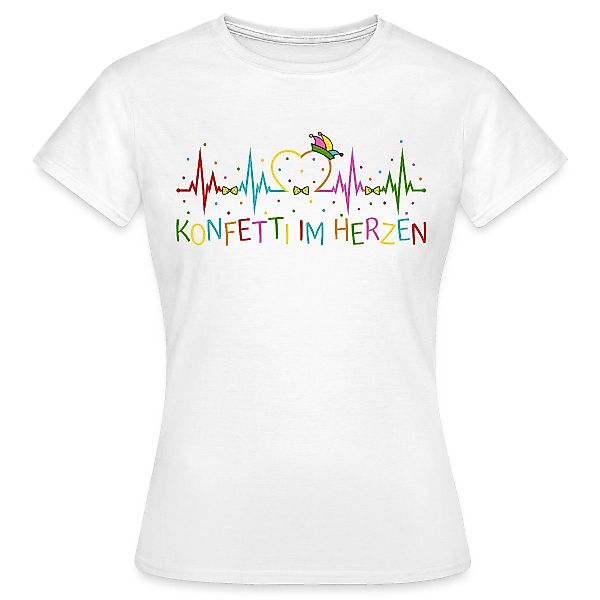 Spreadshirt T-Shirt Herzschlag Konfetti Im Herzen günstig online kaufen