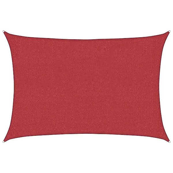 vidaXL Sonnensegel 160 g/m² Rot 3x4,5 m HDPE 311623 günstig online kaufen