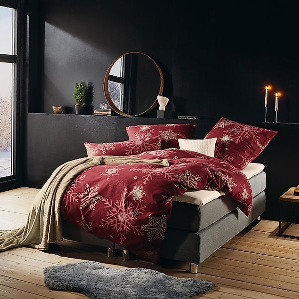 REDBEST Bettwäsche Bettwäsche, Biber, Sterne günstig online kaufen