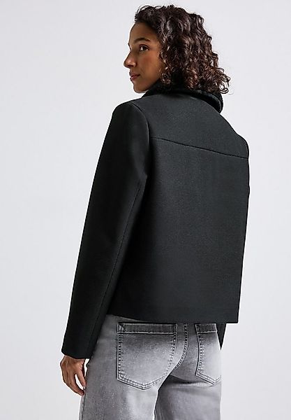 STREET ONE Outdoorjacke in Woll-Optik günstig online kaufen