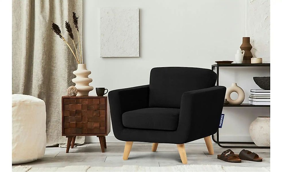 KONSIMO Sessel  Tagio ¦ schwarz ¦ Maße (cm): B: 86 H: 80 Polstermöbel > Ses günstig online kaufen